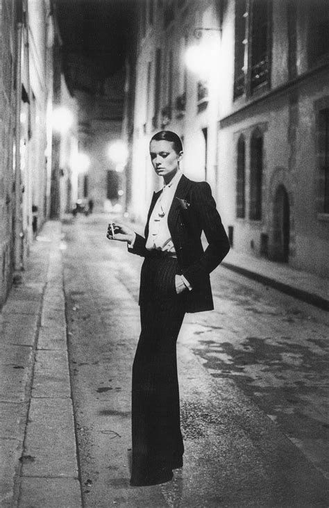 helmut newton ysl smoking